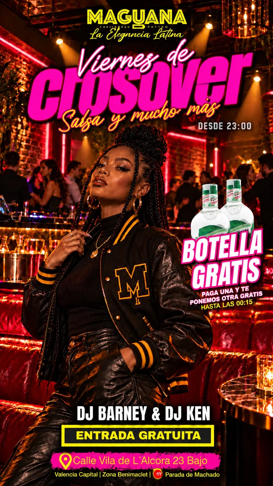Flyer de Viernes de Crossover | Salsa y mucho más