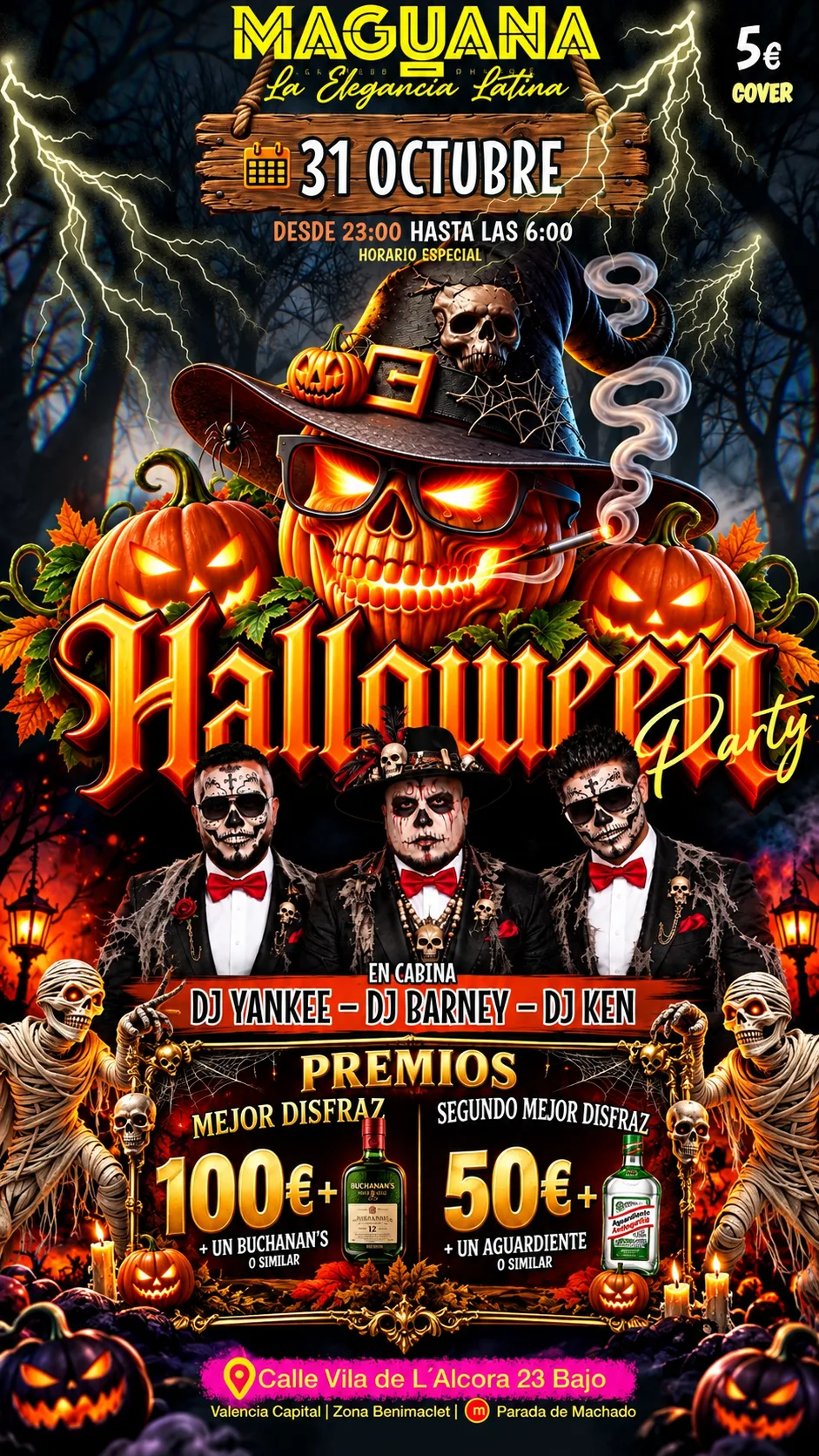Flyer de Halloween Party 2026