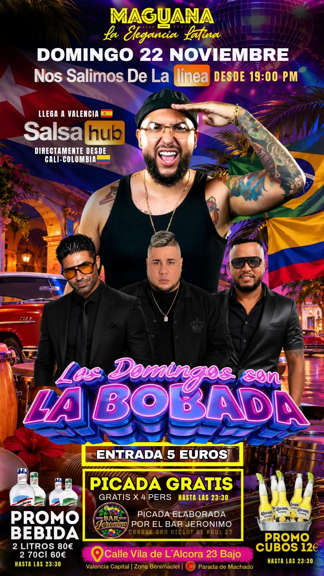 Flyer de Nos Salimos de la Linea